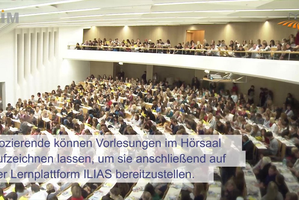 Vorlesungsaufzeichnung &ndash; Mehr Flexibilit&auml;t in der Vorlesung