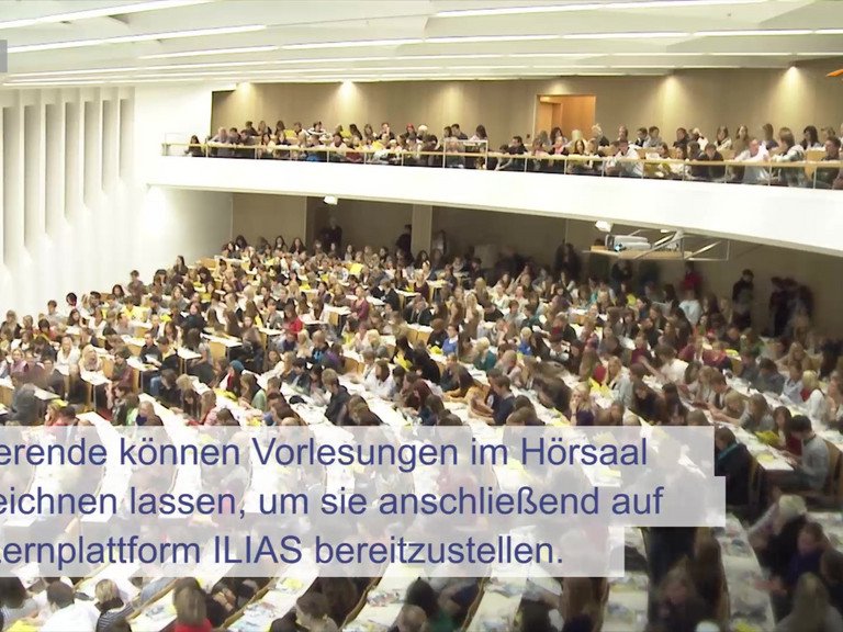Vorlesungsaufzeichnung &ndash; Mehr Flexibilit&auml;t in der Vorlesung