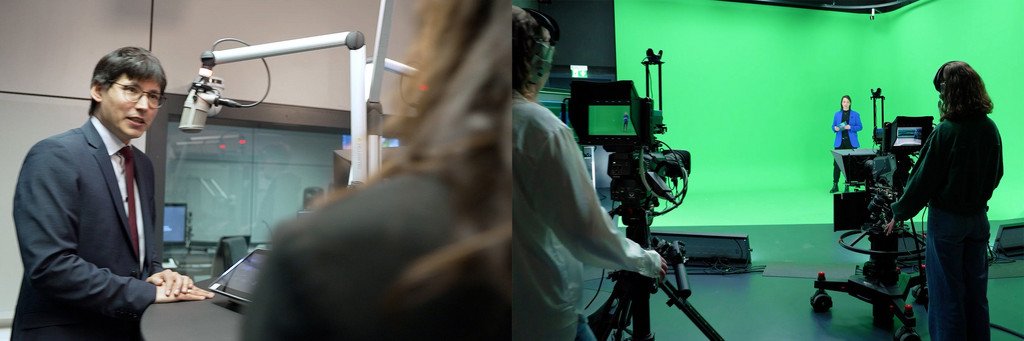 Bild: Podcast- und TV-Studio