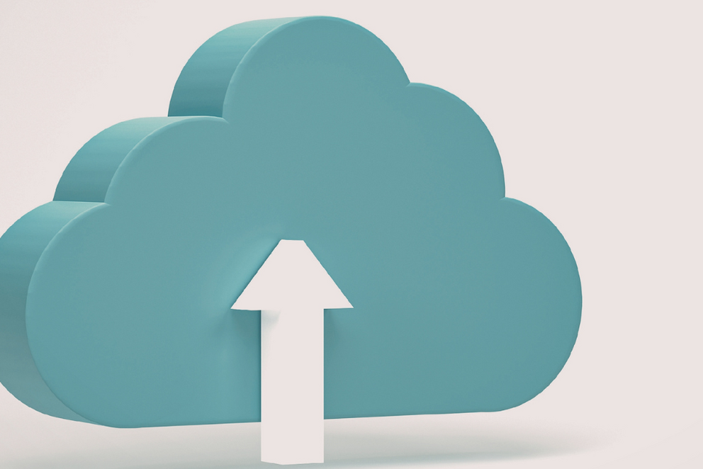 Datenwolke zum Upload 