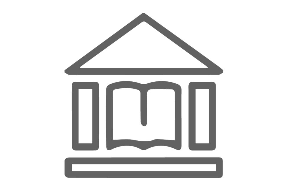 Kachel: Bibliothek