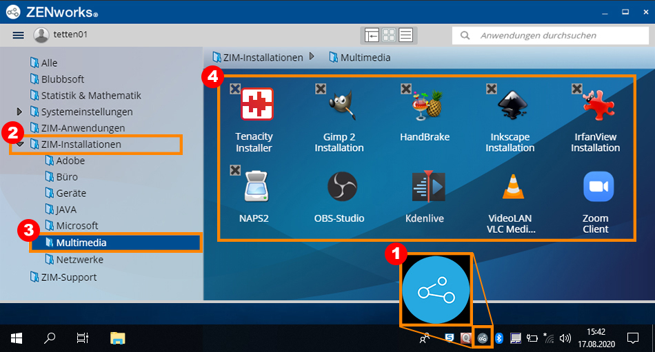 Softwareverteilung auf Dienstger&auml;ten